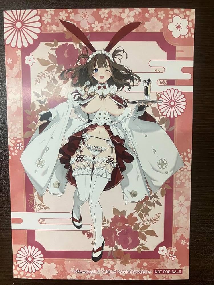 閃乱カグラ ポストカード　12周年記念 Amazon.co.jp: 閃乱カグラ ポストカード 鴇 和風バニー OIBJAGPC
